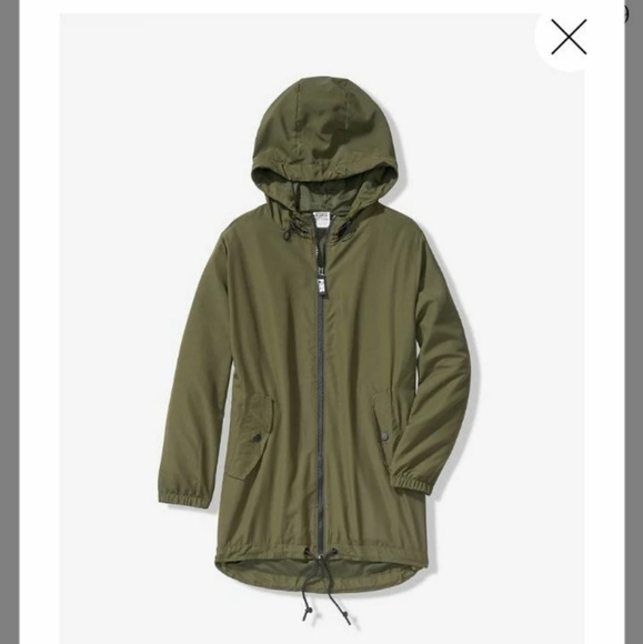 NEW VICTORIA'S SECRET PINK FUNNEL NECK ZIP ANORAK - Picture 3 of 7